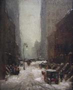 Robert Henri Snow in New York oil on canvas